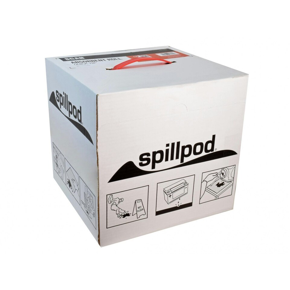image 1 of Scan Universal Absorbent Quick-rip Roll Box - Multi Colour - 31cm x 31m