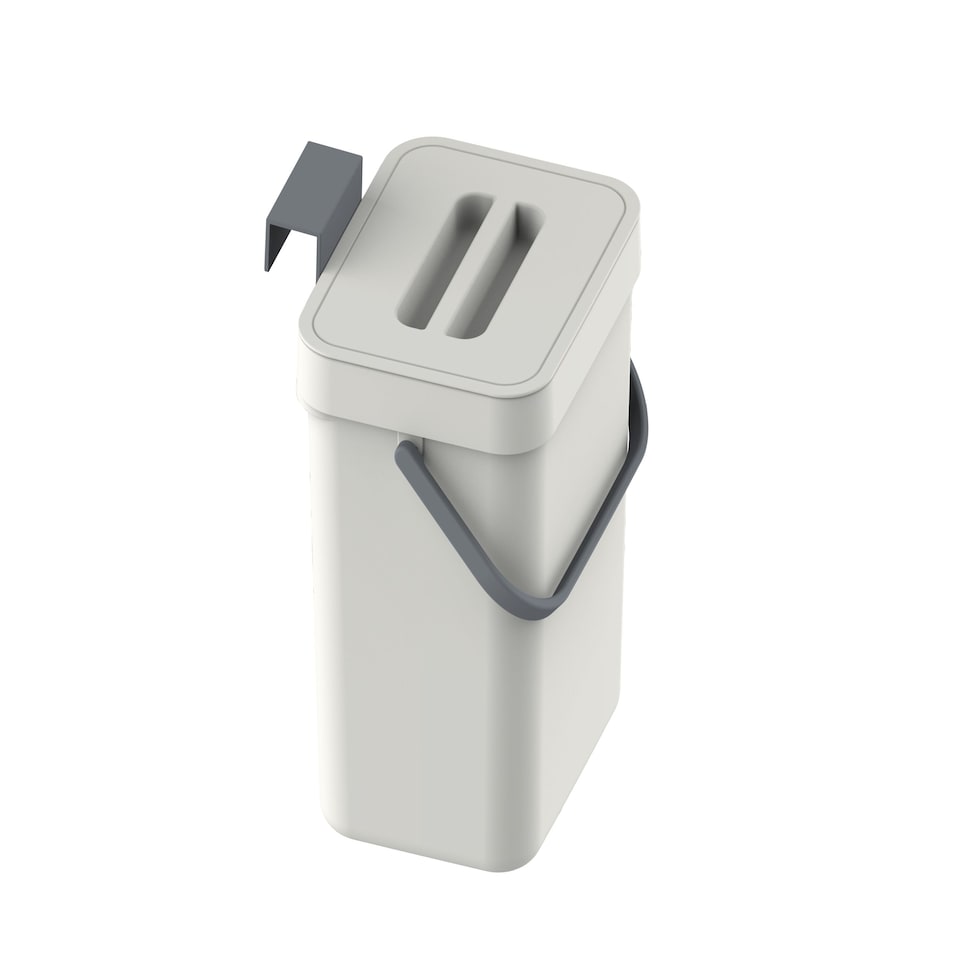 image 1 of Puro Hanging Compost Caddy 3L | White | White | 3L