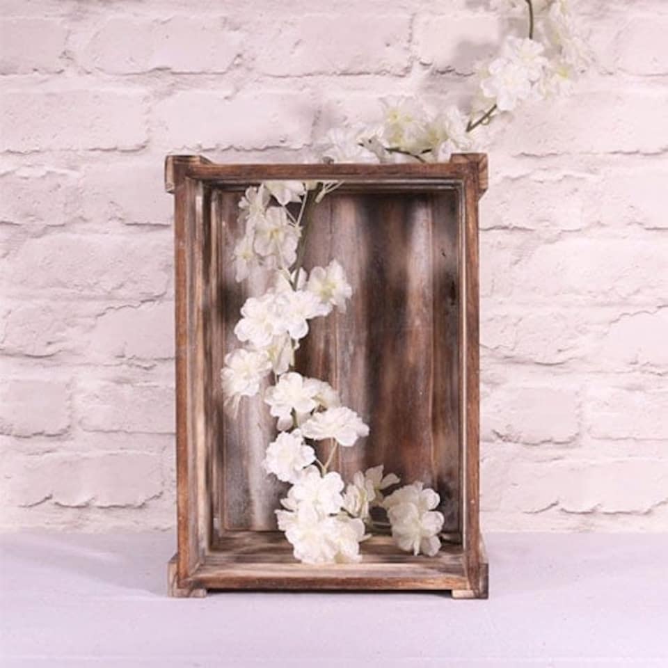 image 1 of White Blossom Artificial Silk Flowers Garland 210cm