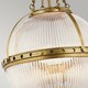 image 4 of Aster 3 Light Globe Ceiling Pendant Brass, E14