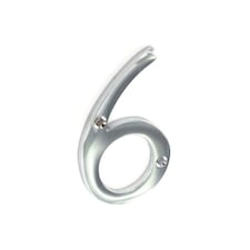 Securit 6 Chrome Door Number - Chrome - 75mm