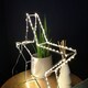 image 4 of 38cm LED Dewdrop Open Star Indoor Outdoor Christmas Decoration in Warm White