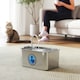 image 2 of PawHut 3.2L Cat Water Fountain for Drinking Stainless Steel Ultra-Silent Silver