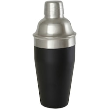 Seasons Gaudie Logo Stainless Steel Cocktail Shaker - Solid Black - One Size