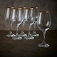 image 3 of Amber Gold Rimmed Wine Glass Drinking Glasses Sets Gift | Clear | Clear | 295ml (Set of 12)