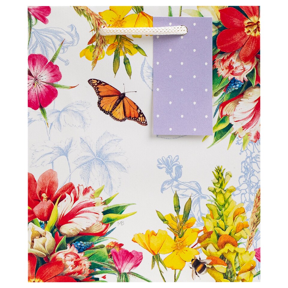 image 1 of Hallmark Pack Of 3 Gift Bags - 3 Sizes - 3 Floral Marjolein Bastin Designs