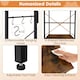 image 3 of COSTWAY Kitchen Bakers Rack Microwave Stand w/Power Outlet