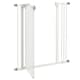 image 8 of PawHut 74-87cm Adjustable Metal Pet Gate Safety Barrier w/ Auto-Close Door White