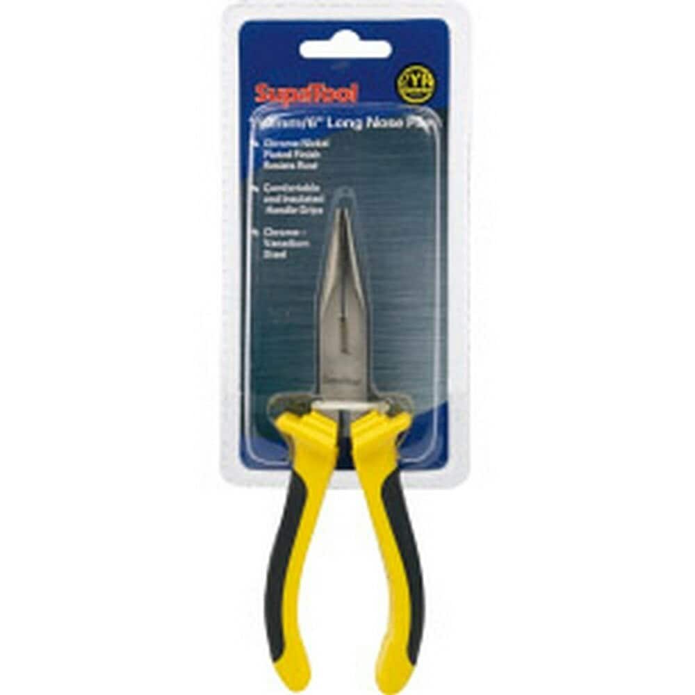 SupaTool Deluxe Long Nose Plier - Yellow - 15cm