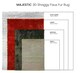image 4 of Home Republic Majestic Shaggy Rug - 80 x 150 | Pink