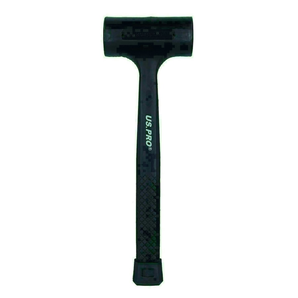 image 1 of 2LB Dead Blow Hammer Mallet Shot Loaded Head Impact Hammer Recoil