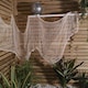 image 2 of 2.9m Halloween Freaky Fabric Net Decoration in Cream
