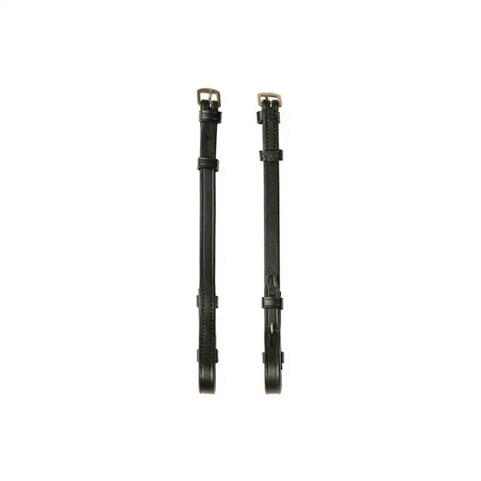 Kincade Classic Leather Horse Cheekpiece - Black - Cob