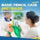 image 5 of Clear Pencil Case with 30cm Ruler – Large Transparent Durable Case for Exams, School Supplies & Organising Pens, Pencils & Tools