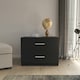 image 7 of 2-Drawers Chest Cabinet Grey | Unit Colour: Grey