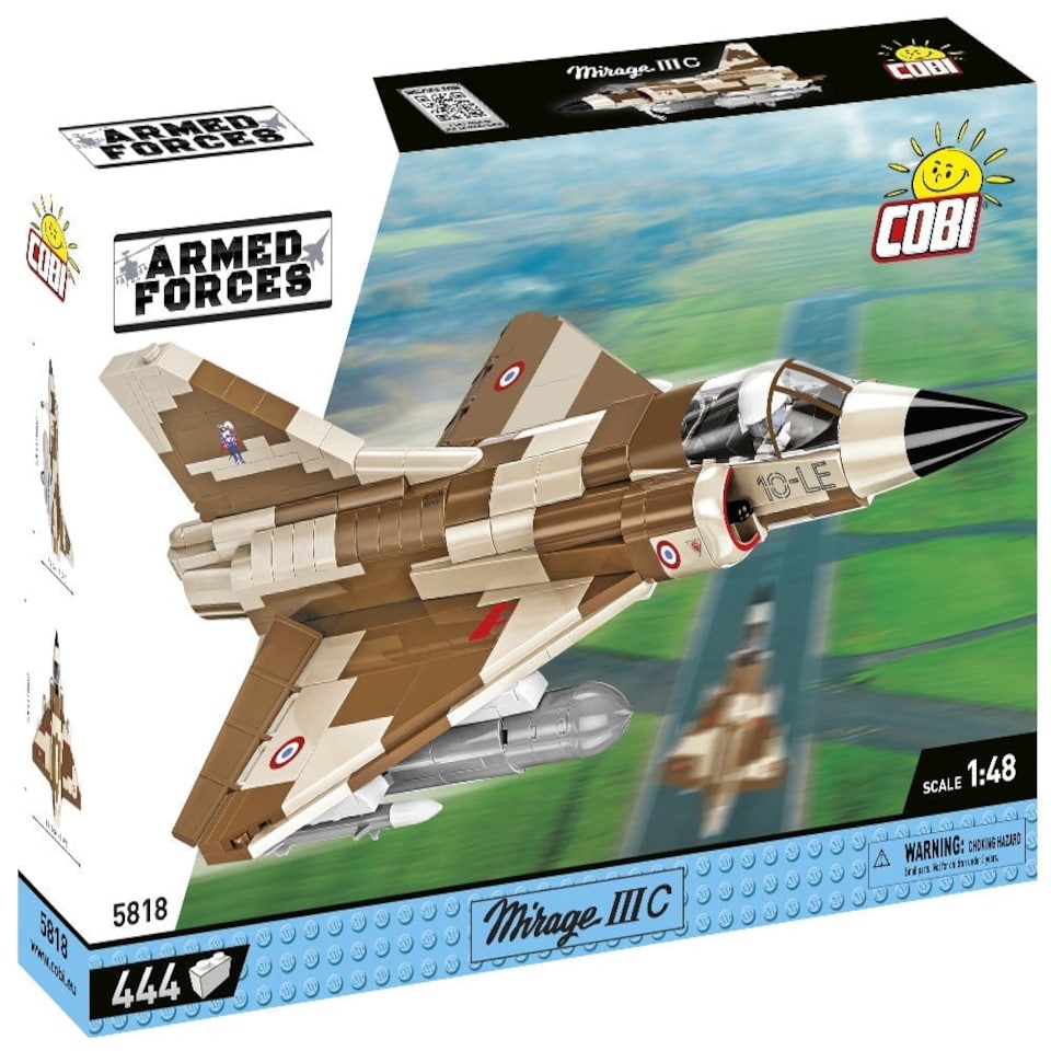 image 1 of Mirage IIIC brick plane model - COBI 5818 - 444 bricks