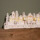 image 4 of 15cm Battery Operated Light up Wooden House Scene with 15 Warm White LEDs