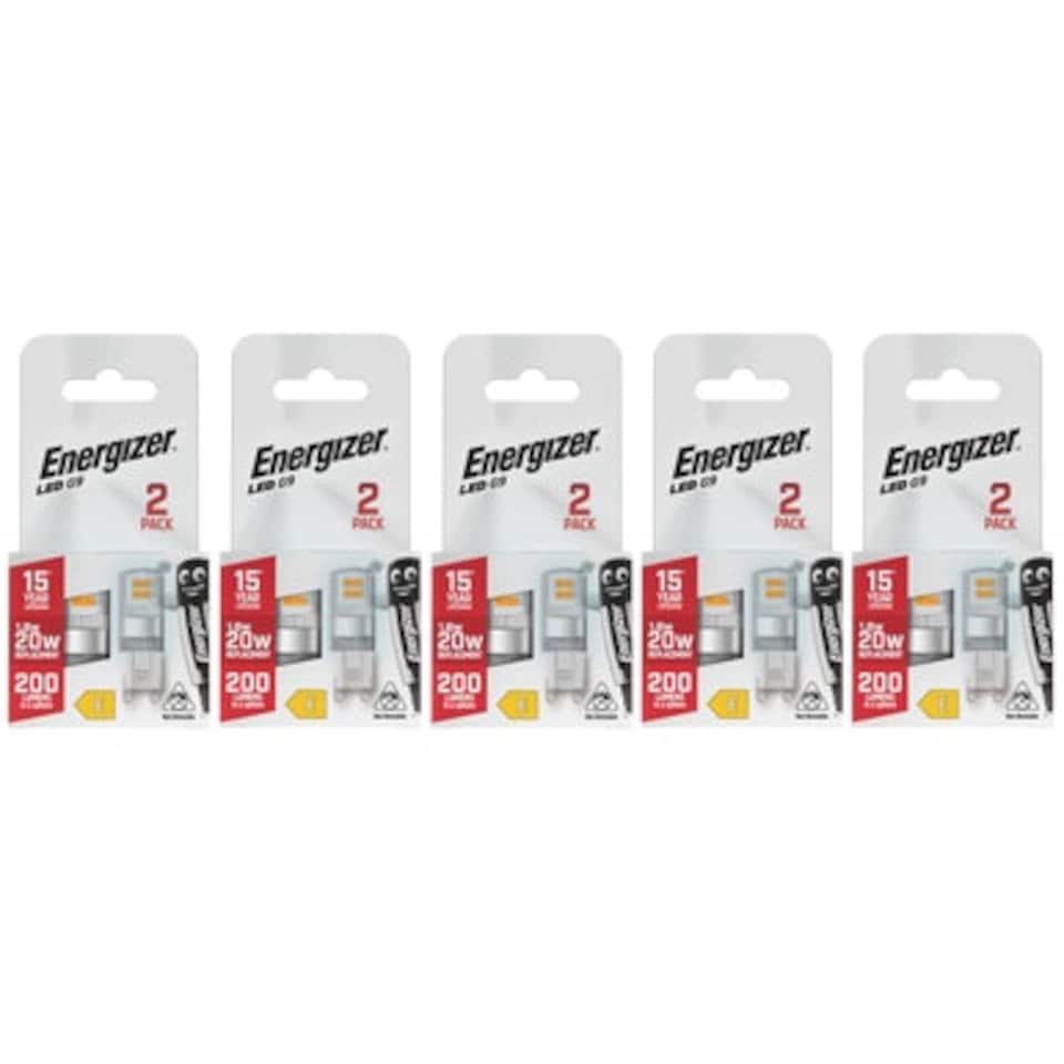 image 1 of Energizer LED G9 200lm 1.8W 6500K (Daylight) Light Bulb - Pack of 10