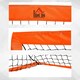image 5 of HOMCOM Football Goal Folding Outdoor with All Weather Net 6'x3' Orange