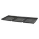 image 2 of Large Boot Tray 3 Pieces Waterproof Multifunctional Shoe Drip Protector Holder | Black | Black | 1
