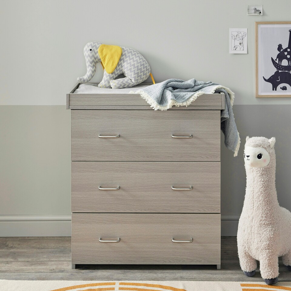 image 1 of Babymore Caro Chest Changer - Grey Wash