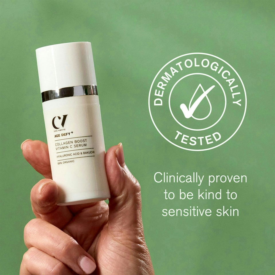image 1 of Green People Age Defy+ Collagen Boost Vitamin C Serum - Serum with Vitamin C - Paraben & Alcohol Free - Vegan, 30ml