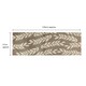 image 8 of JVL Mega Doormat and Runner - Leaves
