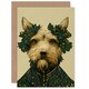 image 1 of Terrier Dog Lover for Him or Her Thank You Art Card