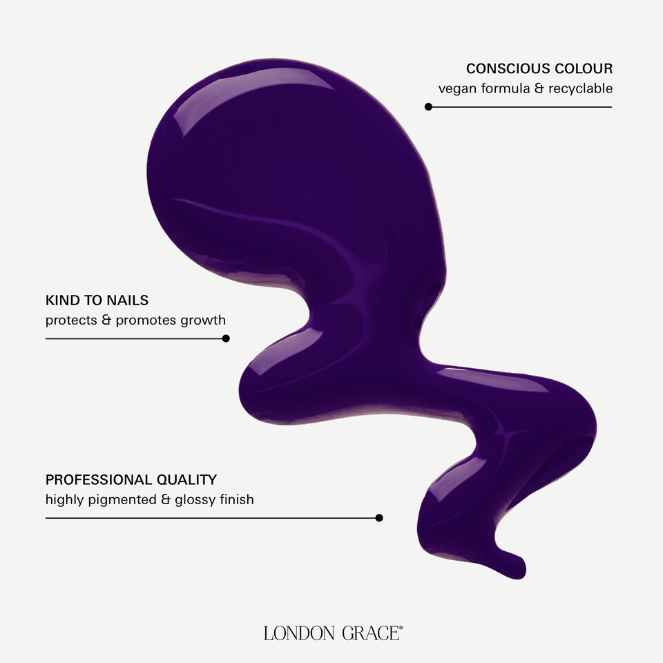 image 1 of Vhari Nail Polish Purple