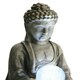 image 3 of Primrose Buddha Crystal Ball Water Feature Fountain with LED Lights 66cm