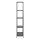 image 3 of Infinity Bookcase with 4 shelves in Black