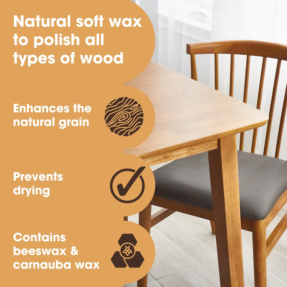 image 1 of Wood Wax & Polish (250ml)