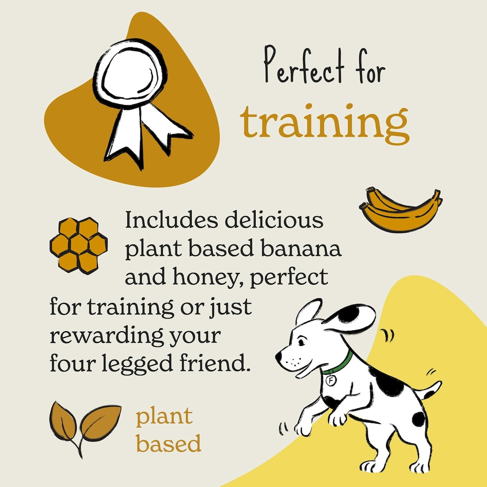 image 1 of Rewards Honey & Banana Dog Training Treats (8x90g)