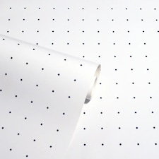 Wipe Clean Dot Grid Wallpaper | White | White