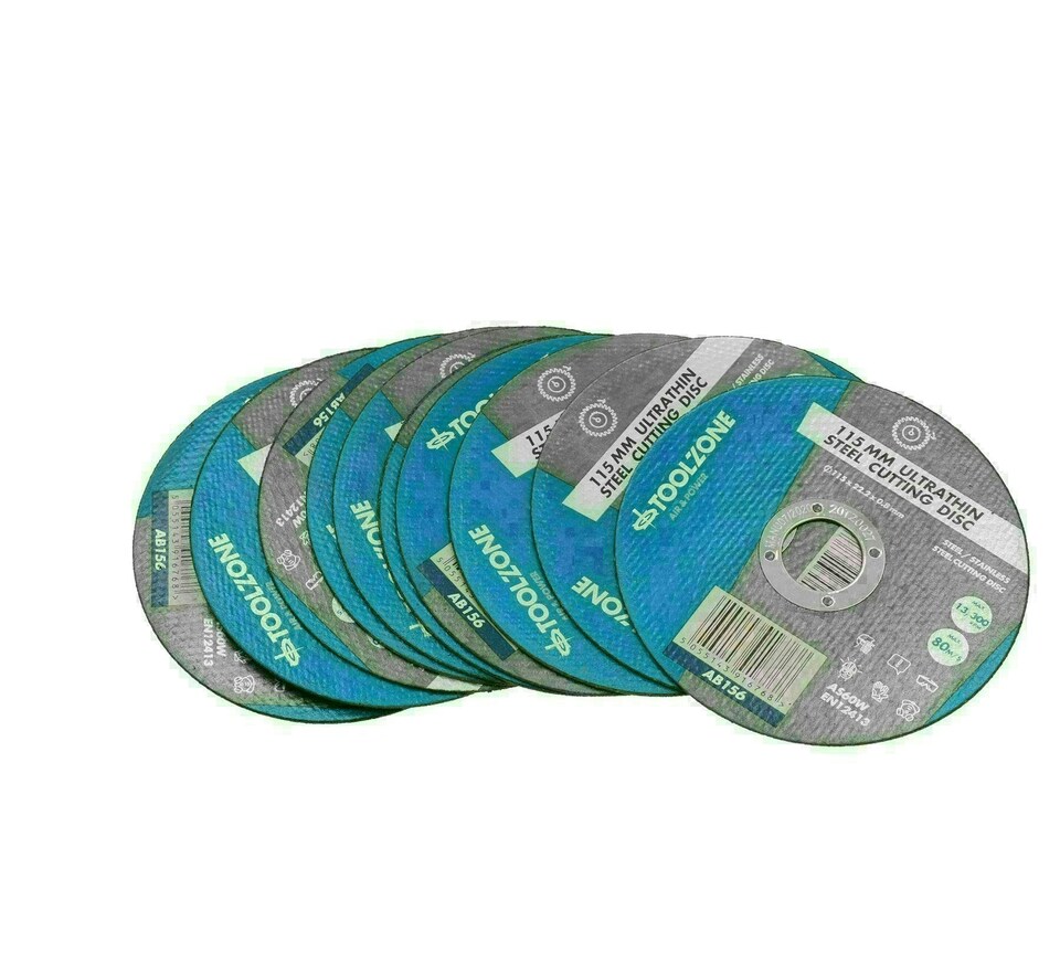 image 1 of Ultrathin 115mm x 1mm Metal Steel Cutting Discs For 4-1/2" Angle Grinders 100pc