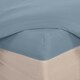 image 4 of OHS Plain Fitted Bed 25cm Deep Elasticated Sheet, Single - Blue