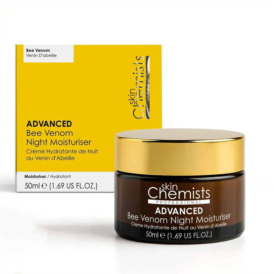 image 1 of skinChemists Pro-5 Collagen Anti-Ageing Bee Venom Night Moisturiser 50ml for Firmness and Collagen Support