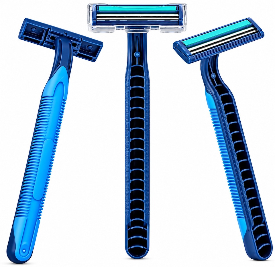 image 1 of TradeProvider Blue 2 Blade Razor Set – Everyday Shaving for Men & Women (15 pack)