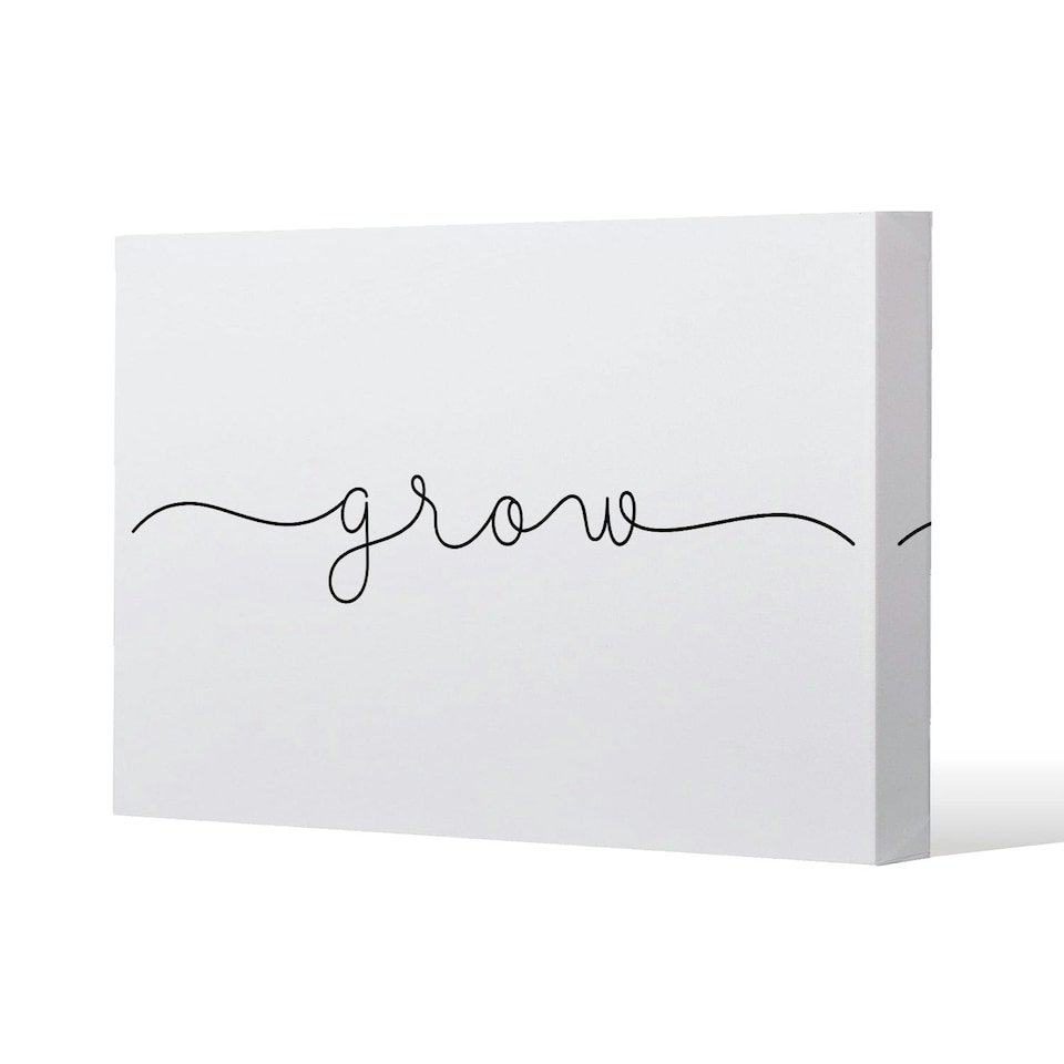 image 1 of Text Glow (Canvas Print) 31 x 41 x 4cm