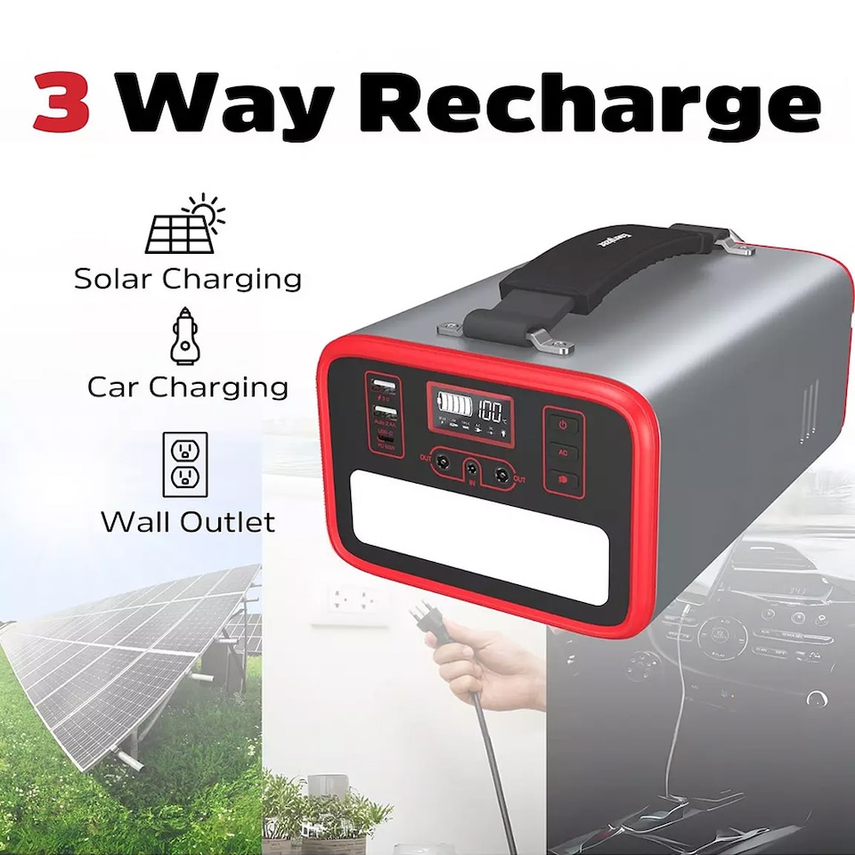 image 1 of Energizer 240Wh Power Station Black