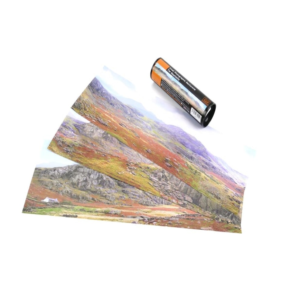 image 1 of Gaugemaster Scenics The Mountains Small Photo Backscene (1372x152mm)