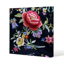 Vibrant Flowers (Canvas Print) 90 x 90 x 4cm