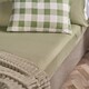 image 1 of OHS Ultra Soft Microfibre Plain Fitted Bed Sheet | Green | Sage | Double