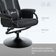 image 6 of Vinsetto Video Gaming Chair with Footrest and Lumbar Support, Grey