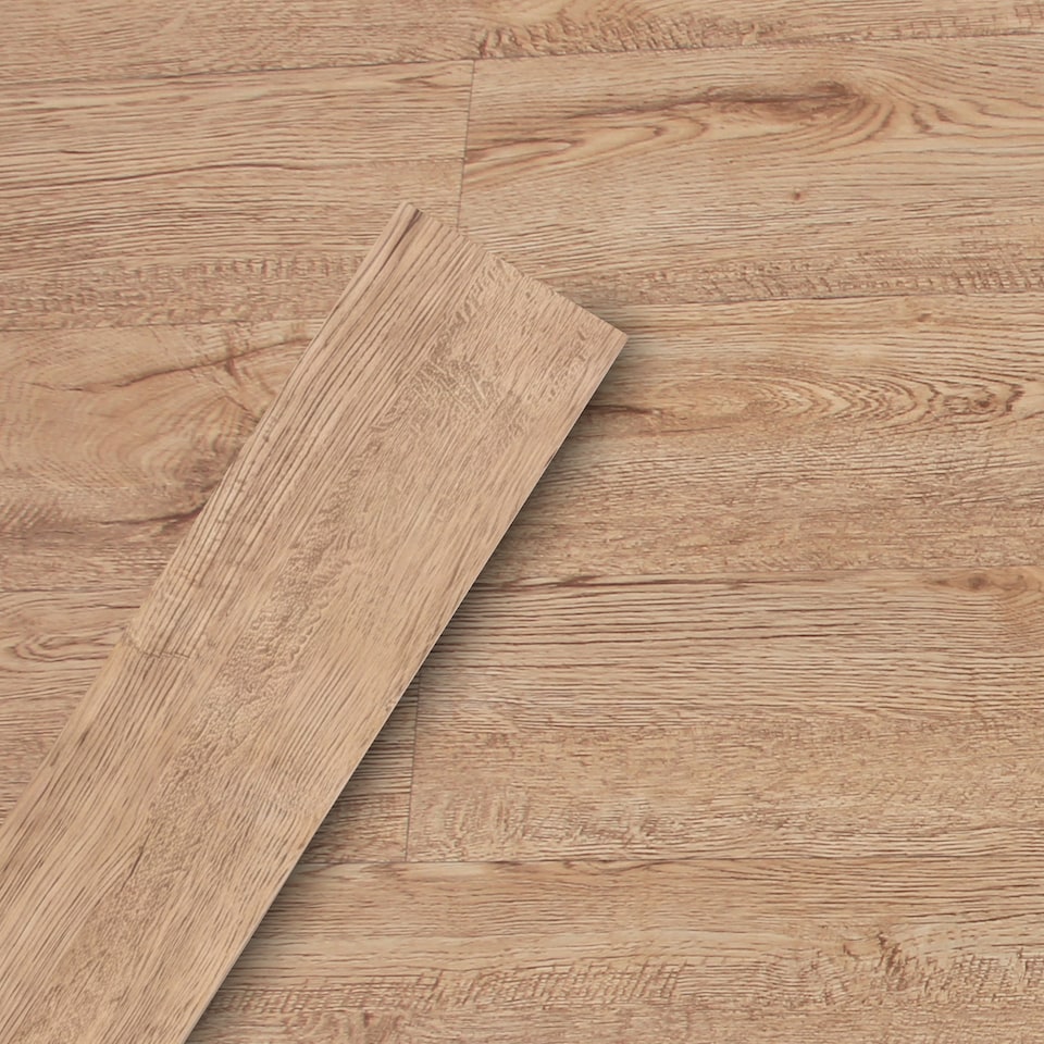 image 1 of NOVECRAFTO Self Adhesive Vinyl Floor Planks – Peel & Stick Flooring – Honey Oak Timber Touch Effect – Easy DIY Installation – Durable & Waterproof Tiles | Brown | 1.39 sqm