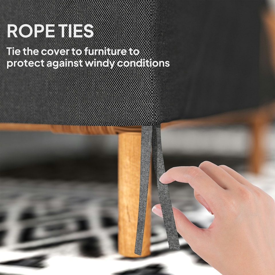 image 1 of Outsunny 2 Seater Rain Cover Garden Sofa Chair Protector 140x84x56/94 cm | Multi