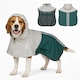 image 1 of PawHut Dog Raincoat with Hood, Dog Rain Jacket, for Medium Dogs, M
