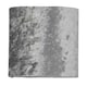 image 3 of First Choice Lighting Set of 2 Chrome Jewelled Table Lamp with Grey Crushed Velvet Shades Chrome | Grey