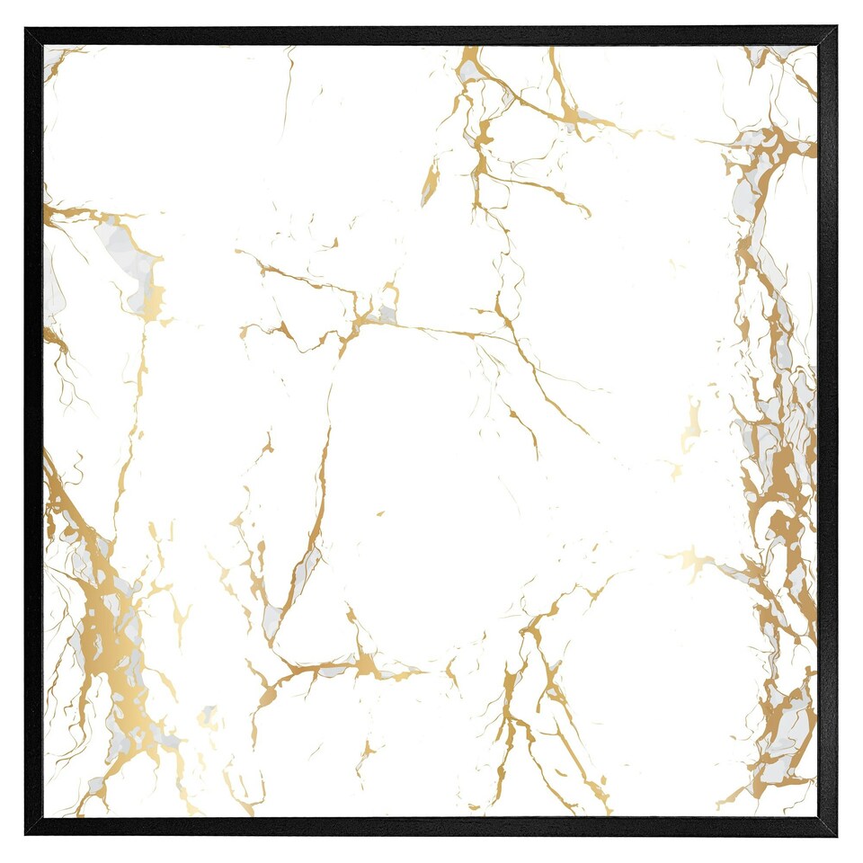 image 1 of Golden marble (Picture Frame) Black | S