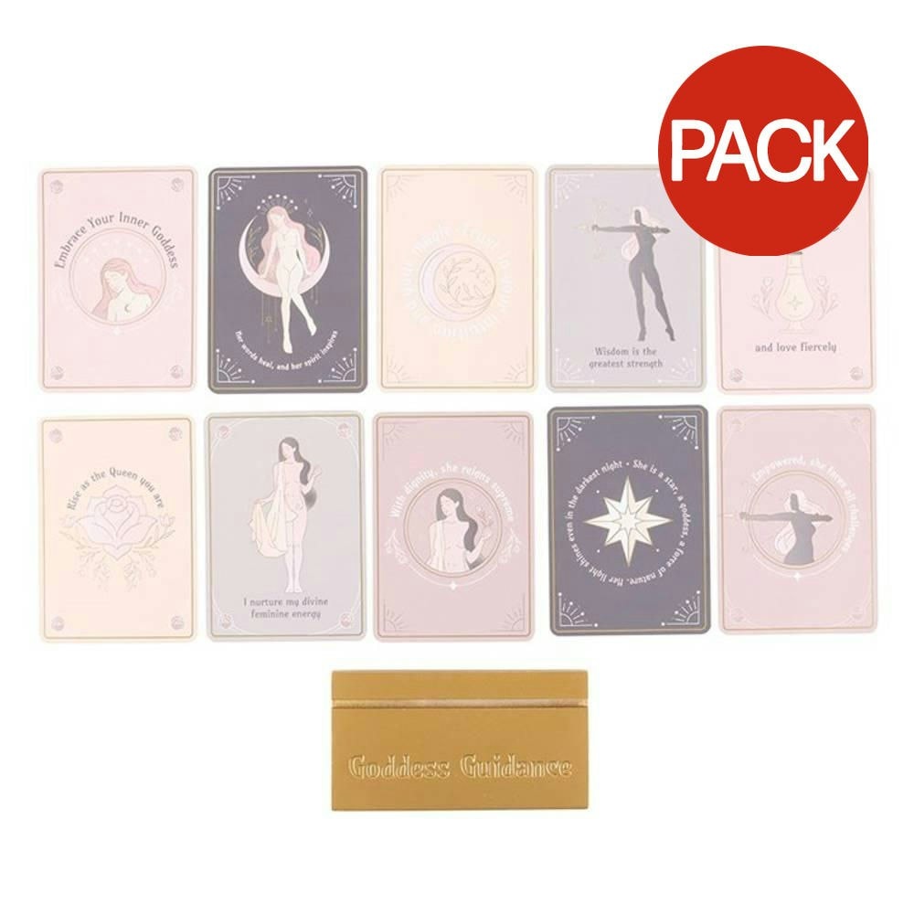 Something Different Goddess Energy Affirmation Cards (Pack of 10) - Multicoloured - One Size